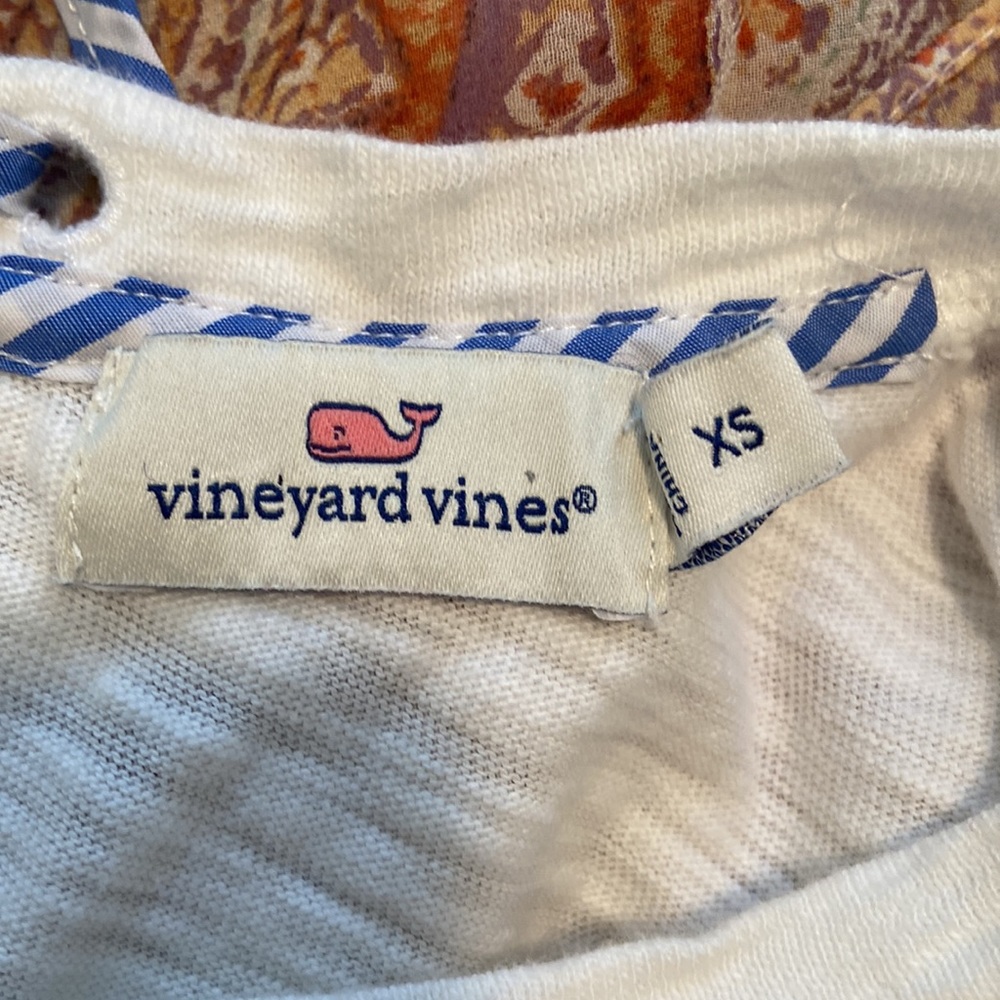 Vineyard Vines Mixed Media Cotton Striped Shirt - Picture 6 of 8